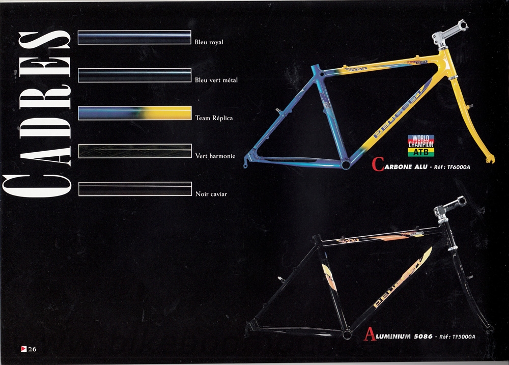 Peugeot 1996 TeamLine Brochure